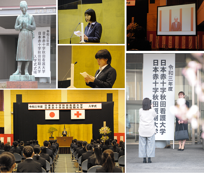 令和３（2021）年度入学式を挙行しました（2021.4.6）